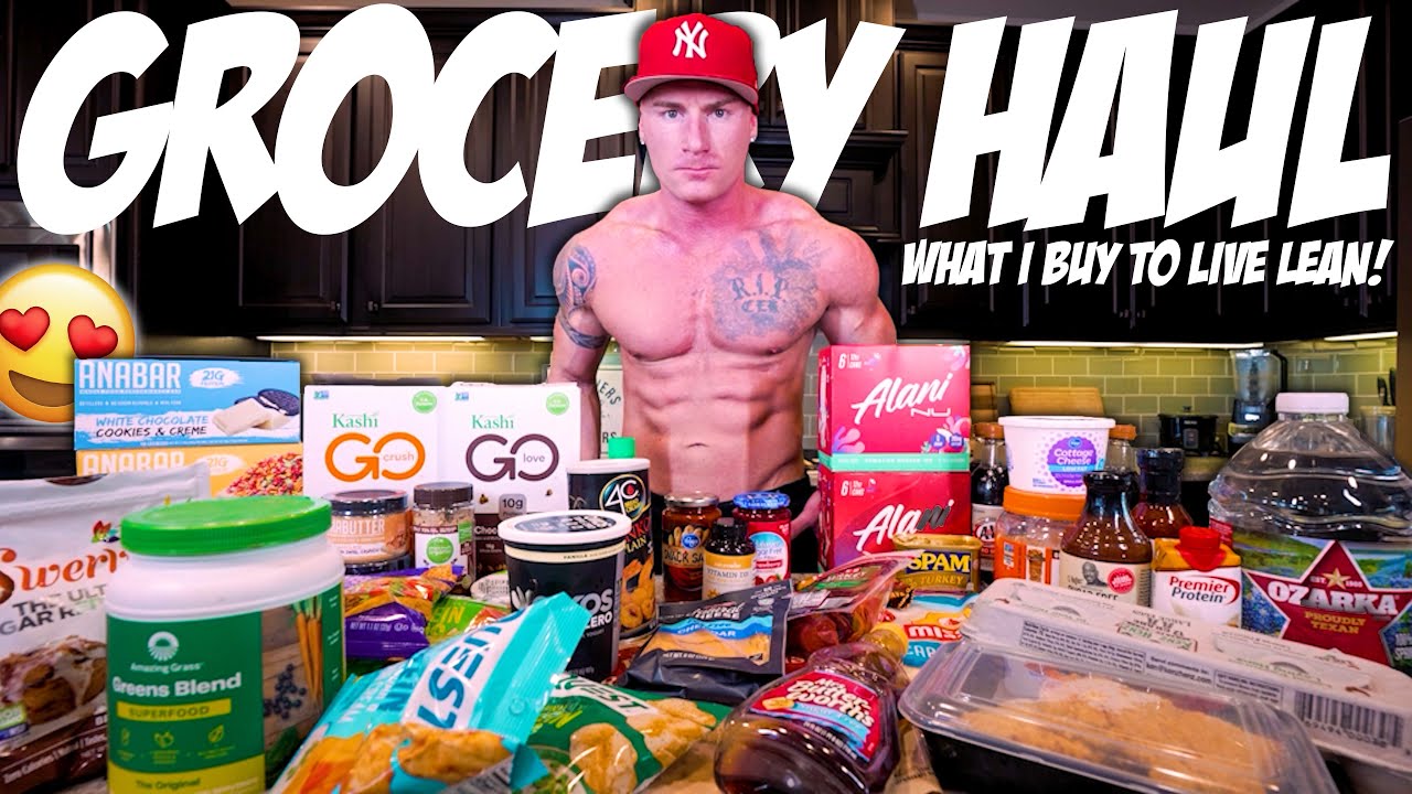 NEW YEARS GROCERY HAUL FOR FAT LOSS | Remington James 2023