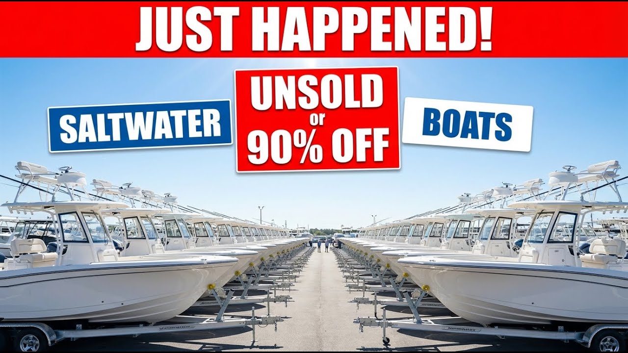 MILLIONS of LIKE-NEW Saltwater Boats Are Now Being DUMPED for Dollars (2026)