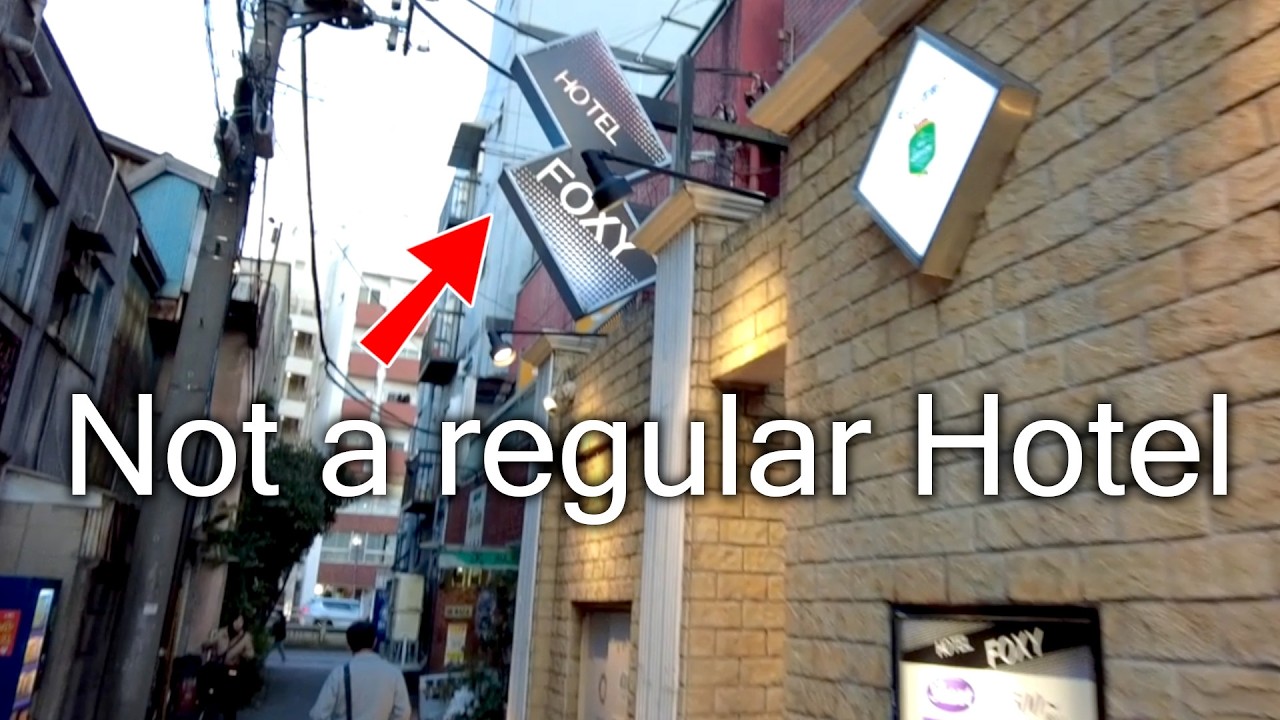 Walking through Tokyo's famous love hotel area