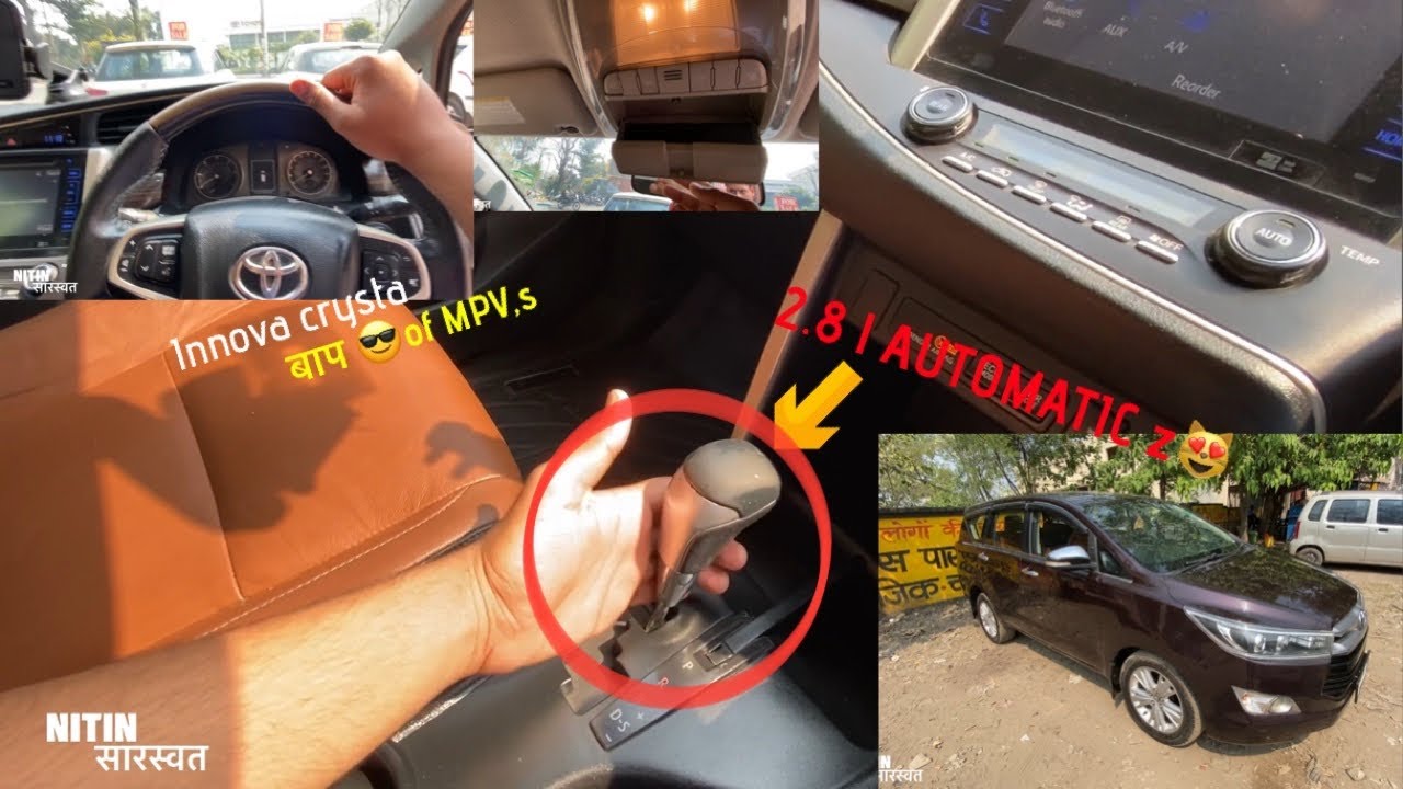 इसे कहते है ROCKET 🚀 || Innova crysta 2.8z automatic ||Top model review😽