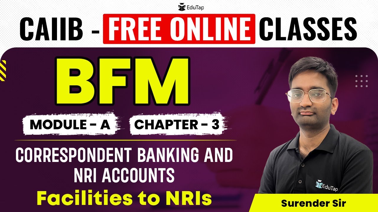 CAIIB BFM Online Classes | Bank Financial Management | CAIIB BFM Important Topics and MCQs | EduTap