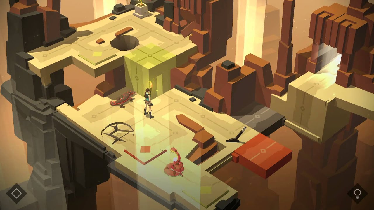 Lara Croft GO - The Maze of Spirits - The Cliffs of Fire