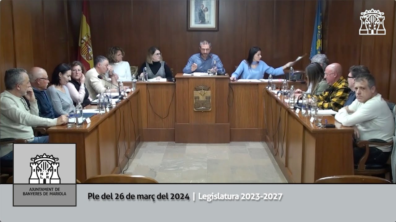 Ple del 26 de març del 2024 | Legislatura 2023-2027