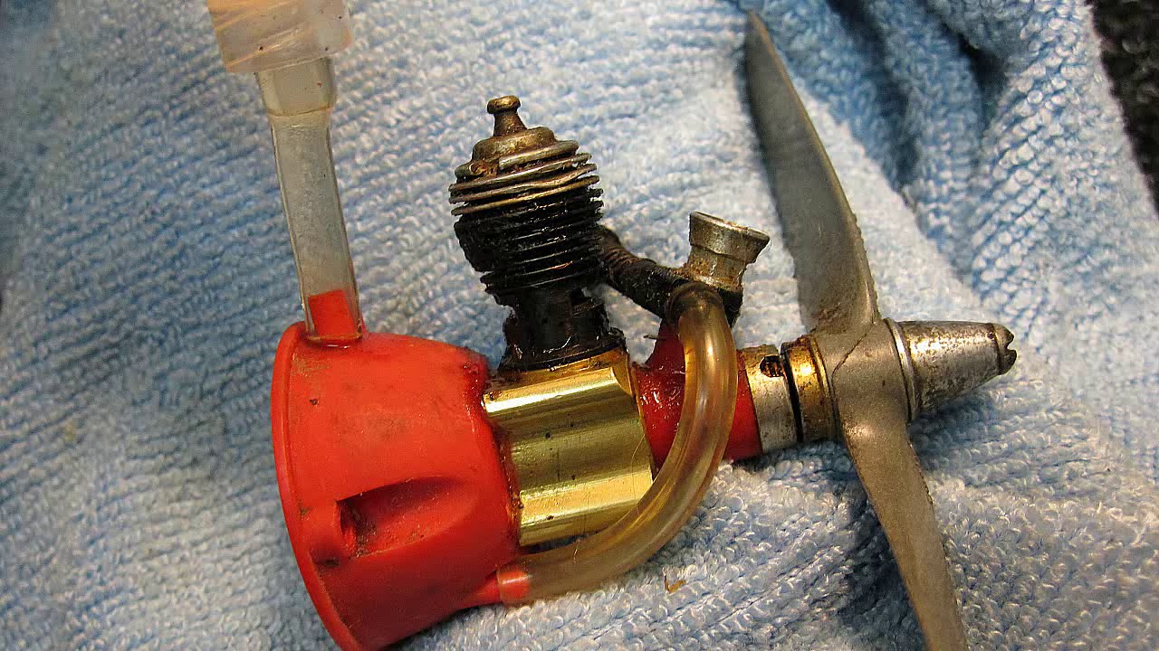 Cox .010 Nitro Engine Powered Shop Rags. History and Demo.
