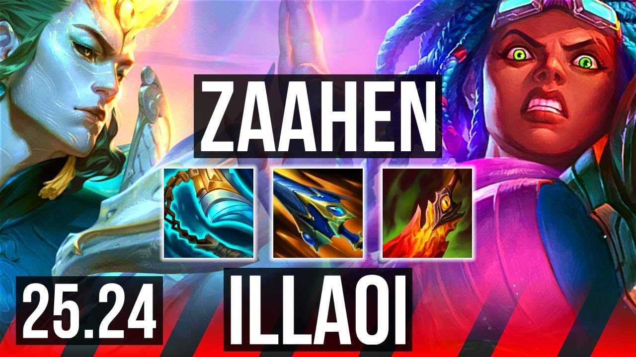 ZAAHEN vs ILLAOI (TOP) | 50K damage | KR Master | 25.24