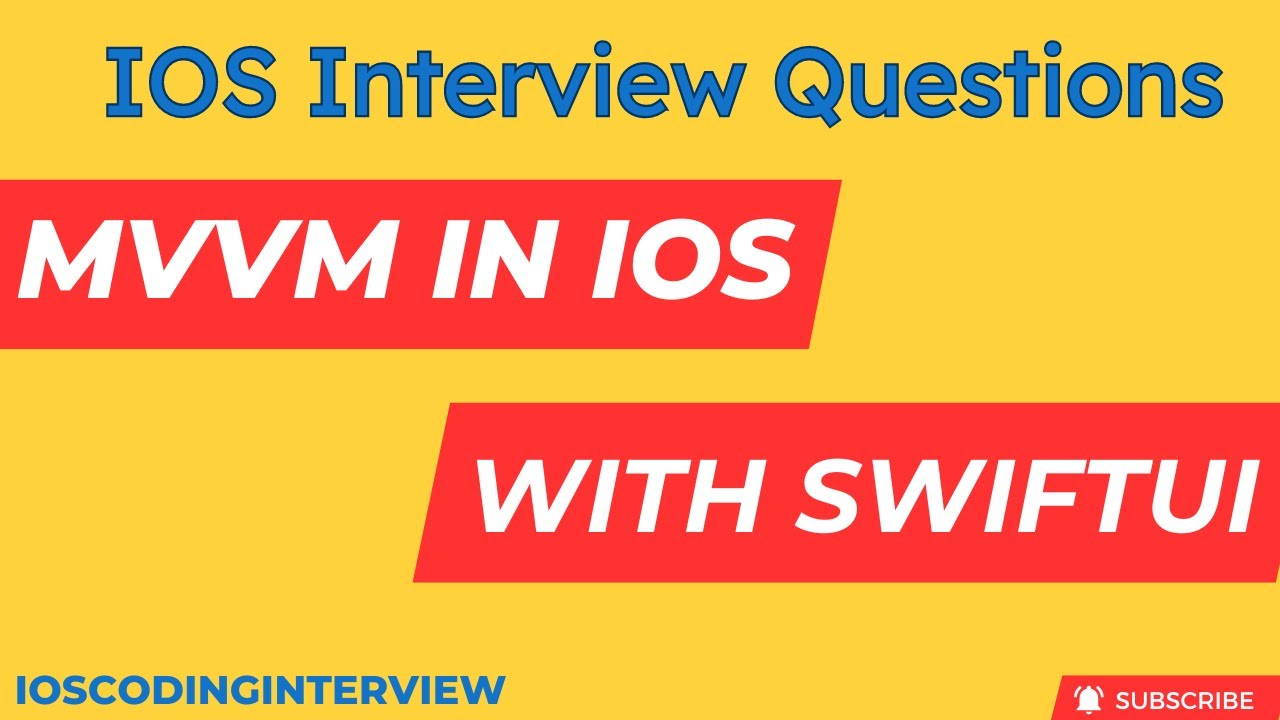 MVVM architecture design pattern in iOS swift for beginners in hindi || MVVM with SwiftUI #ios