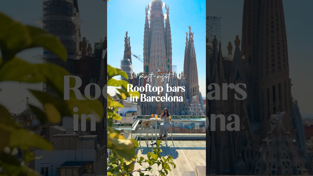 🇪🇸🍹 Best Rooftop Bars in Barcelona #barcelonatravel #barcelonaguide #spaintravel #barcelonatrip