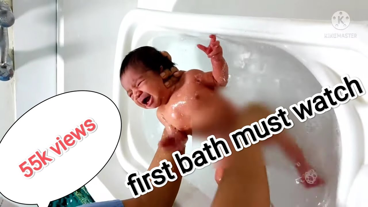 baby first bath in cloud 9 hospital