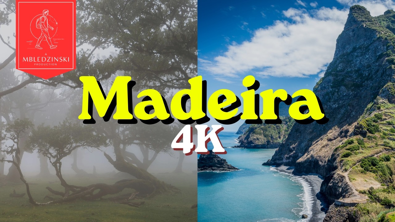 Madera, Portugalia 🇵🇹 Piękne Widoki, Atrakcje i Spokojna Muzyka | Madera z Muzyką