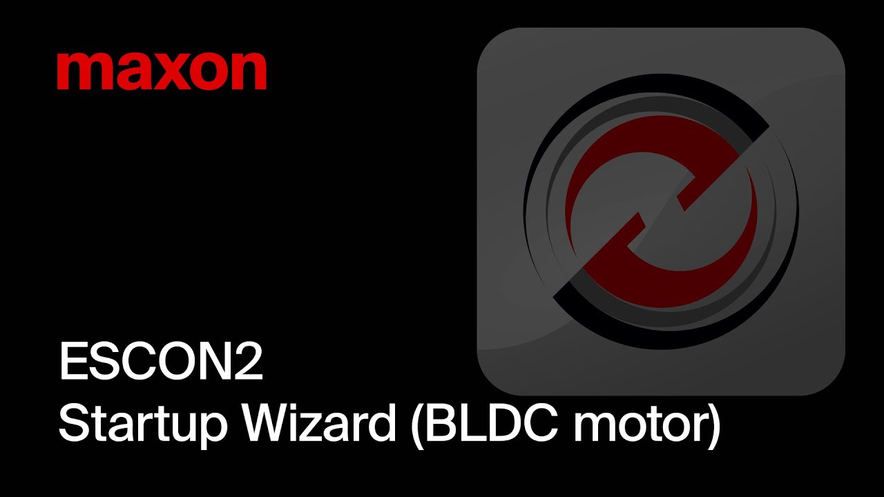 ESCON2 Startup Wizard (BLDC motor)