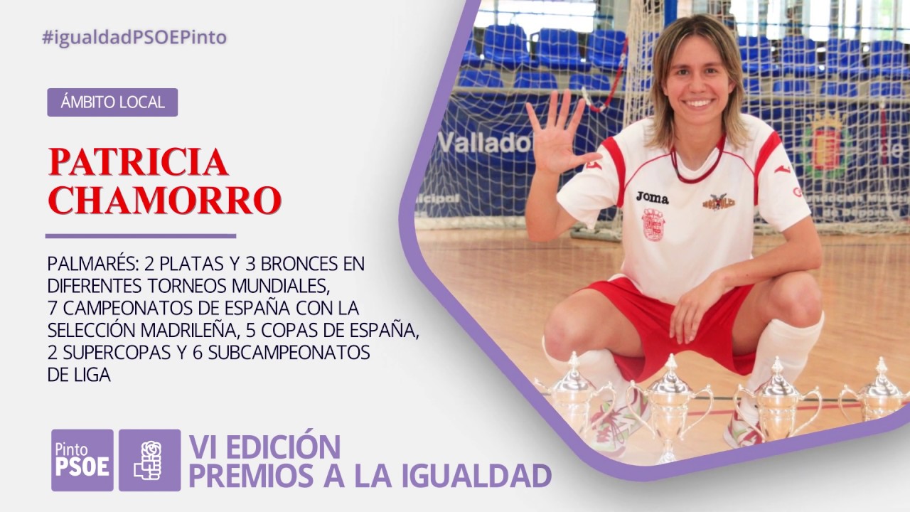 Premios Igualdad 2019 PSOE Pinto. Patricia Chamorro