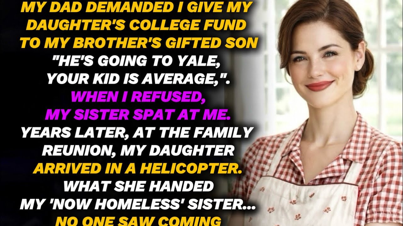 My Parents Demanded My Daughter's College Fund For Their "Gifted" Grandson-Now She's Worth$200M