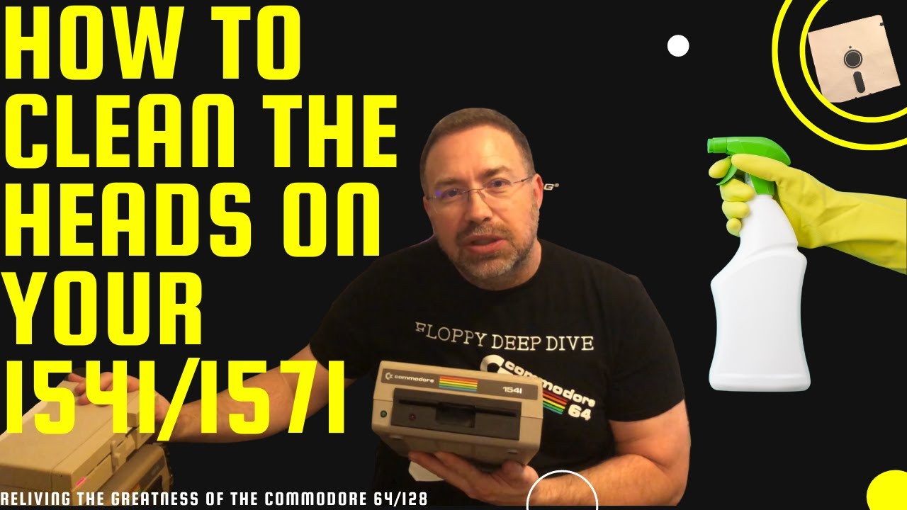 Легкий Ремонт Дисководов Commodore 64: Очистка Головок 1541 и 1571