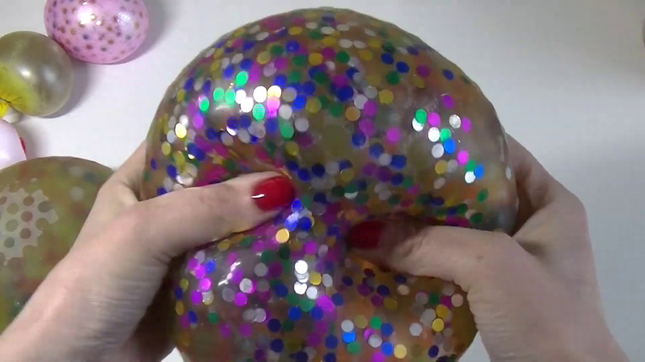 balles anti-stress avec des ballons c'est trop cool