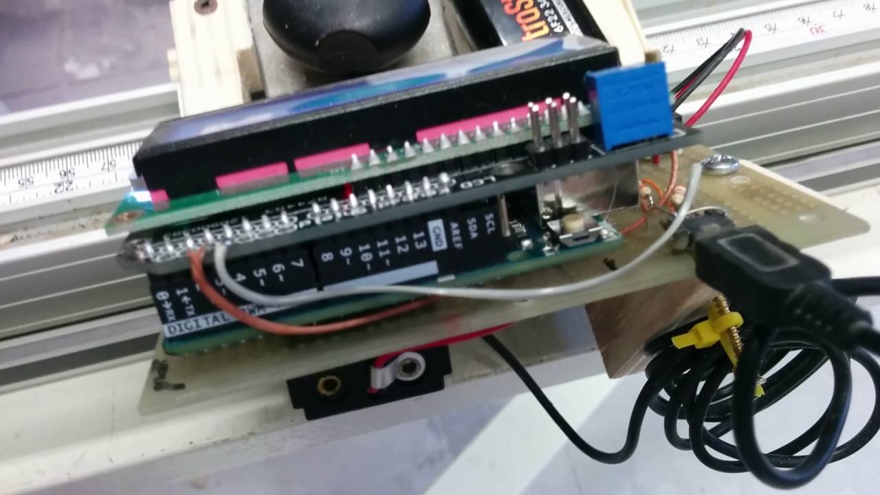 Sliding table saw digital retrofit