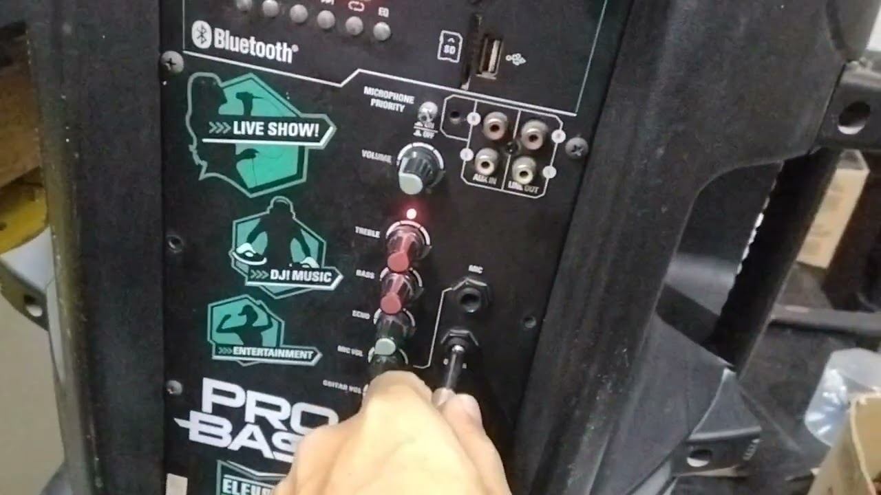 Teste caixa pro bass conserto
