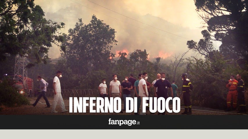 La provincia di Palermo in fiamme. Strade chiuse e case evacuate