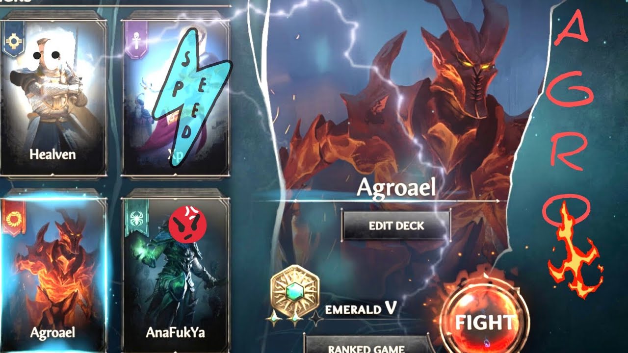 Agro Guide to playing fast 🏃‍♀️ in Might n Magic Fates with commentary 😈 Deckbuilding 
