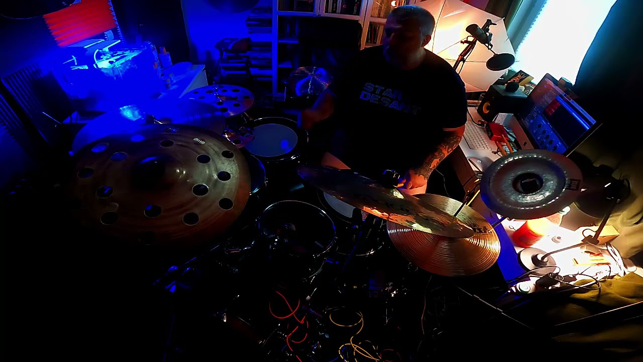 FAITH NO MORE Midlife Crisis drum cover by beginner drummer