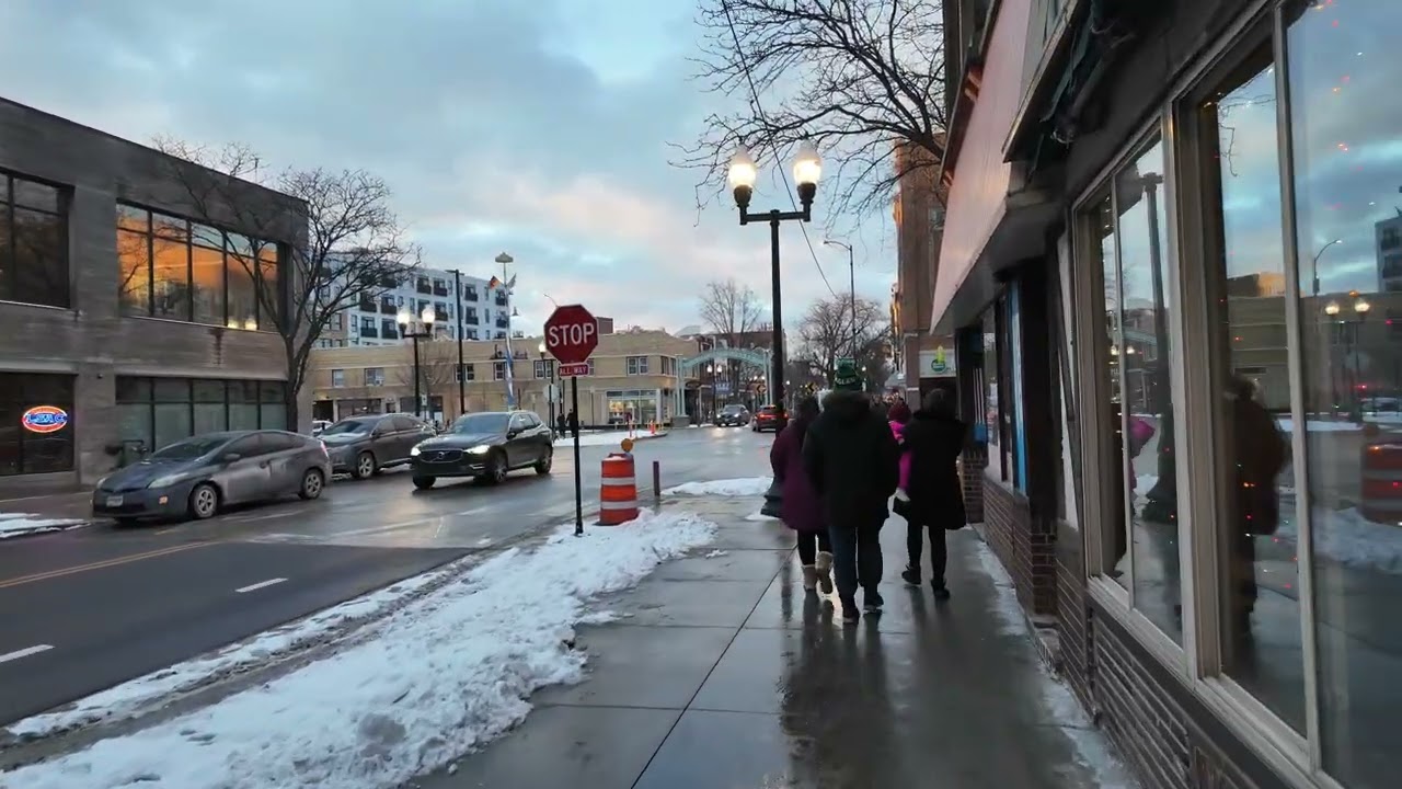 Walking Through Lincoln Square Chicago 