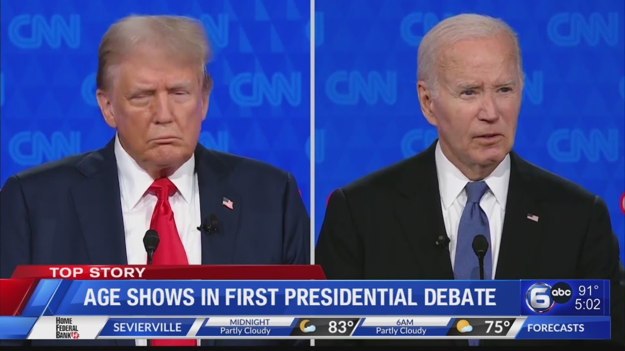Age shows in first presidential debate
