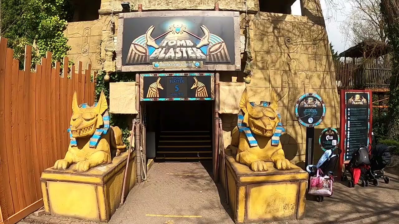 Tomb Blaster 2022 Full HD POV - Chessington World of Adventures Resort
