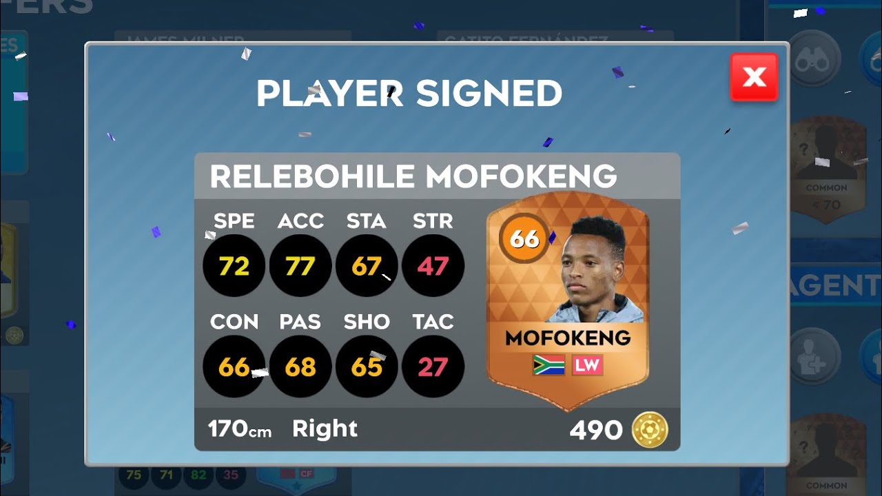 Testing out the new Rele Mofokeng card in DLS 26!