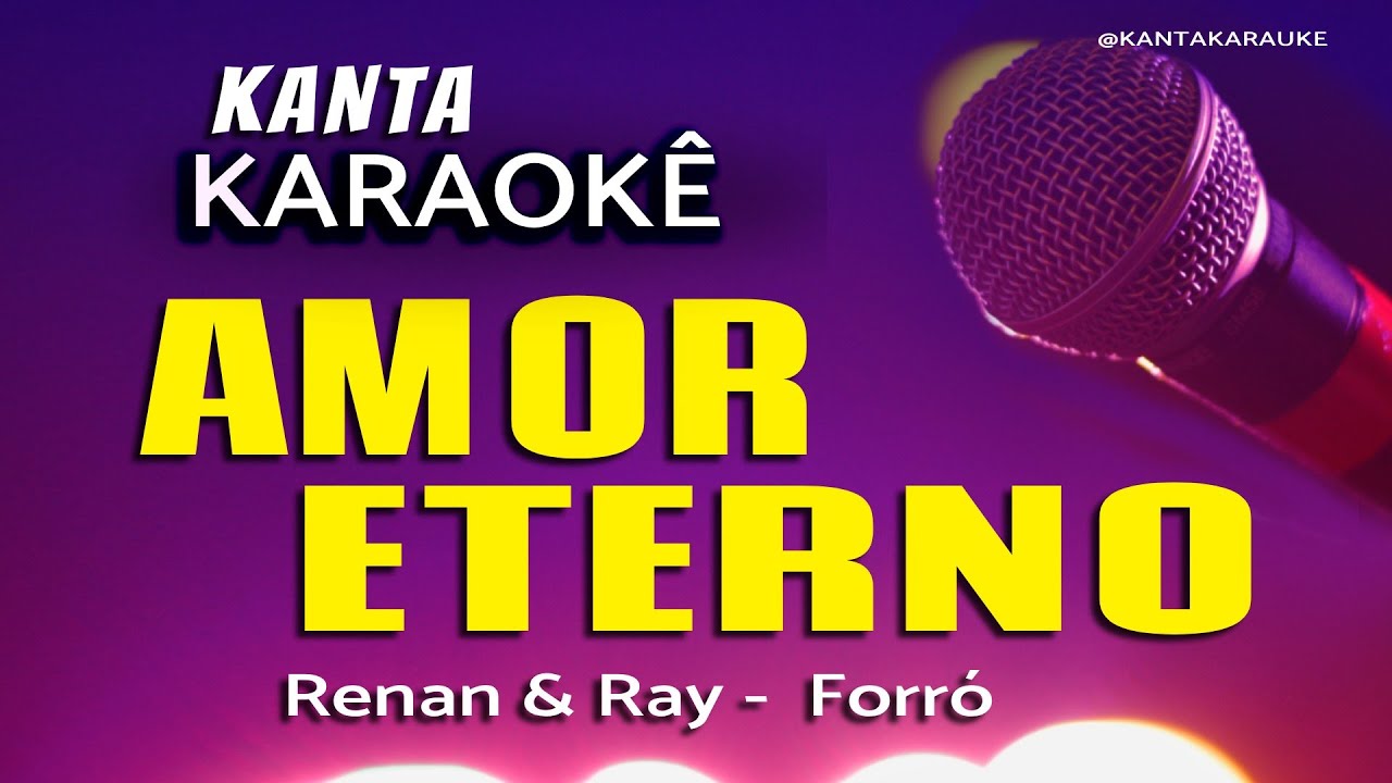 karaokê Amor Eterno forró - Renan & Ray  #cover #playback #sertanejoraiz