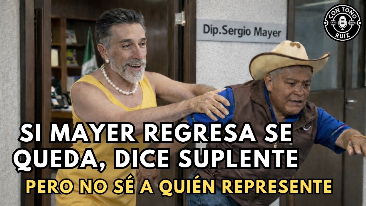 SI MAYER REGRESA, SE QUEDA, DICE SU SUPLENTE… NO SÉ A QUIÉN REPRESENTE