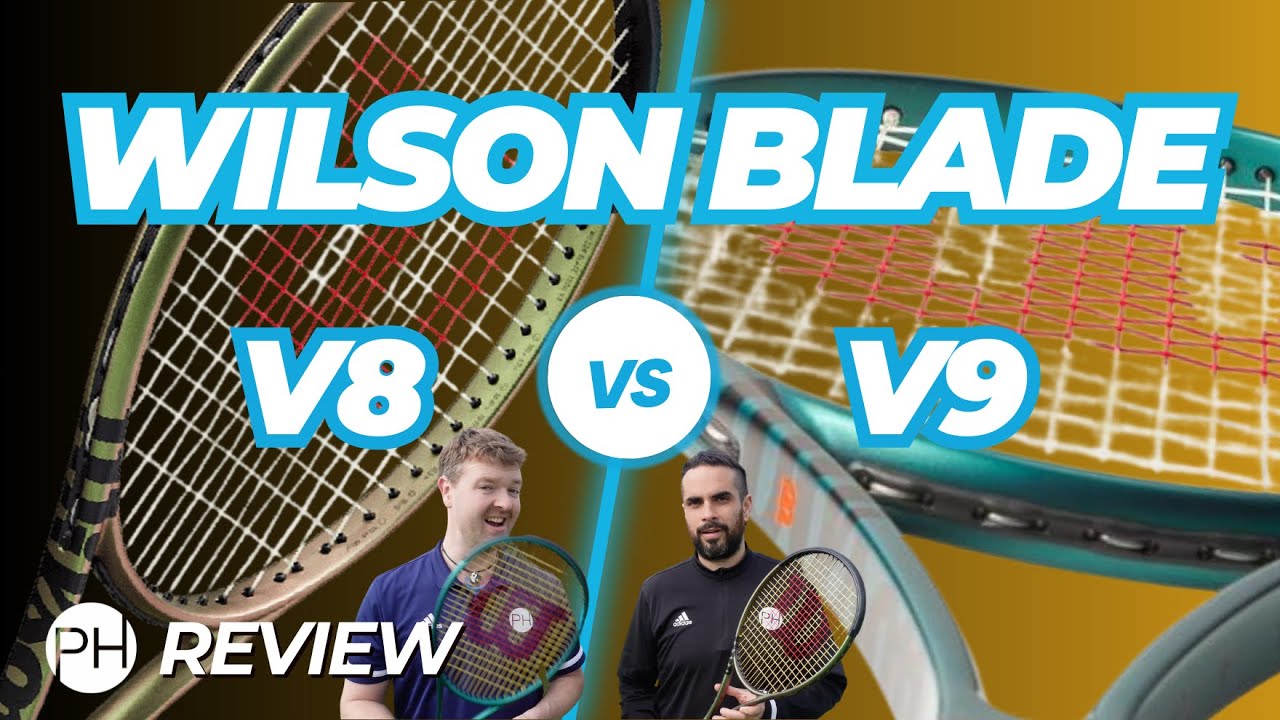 ОБЗОР: WILSON BLADE v8 против BLADE v9 | Какой клинок лучше?! | Обзор теннисных ракеток | Сравнение