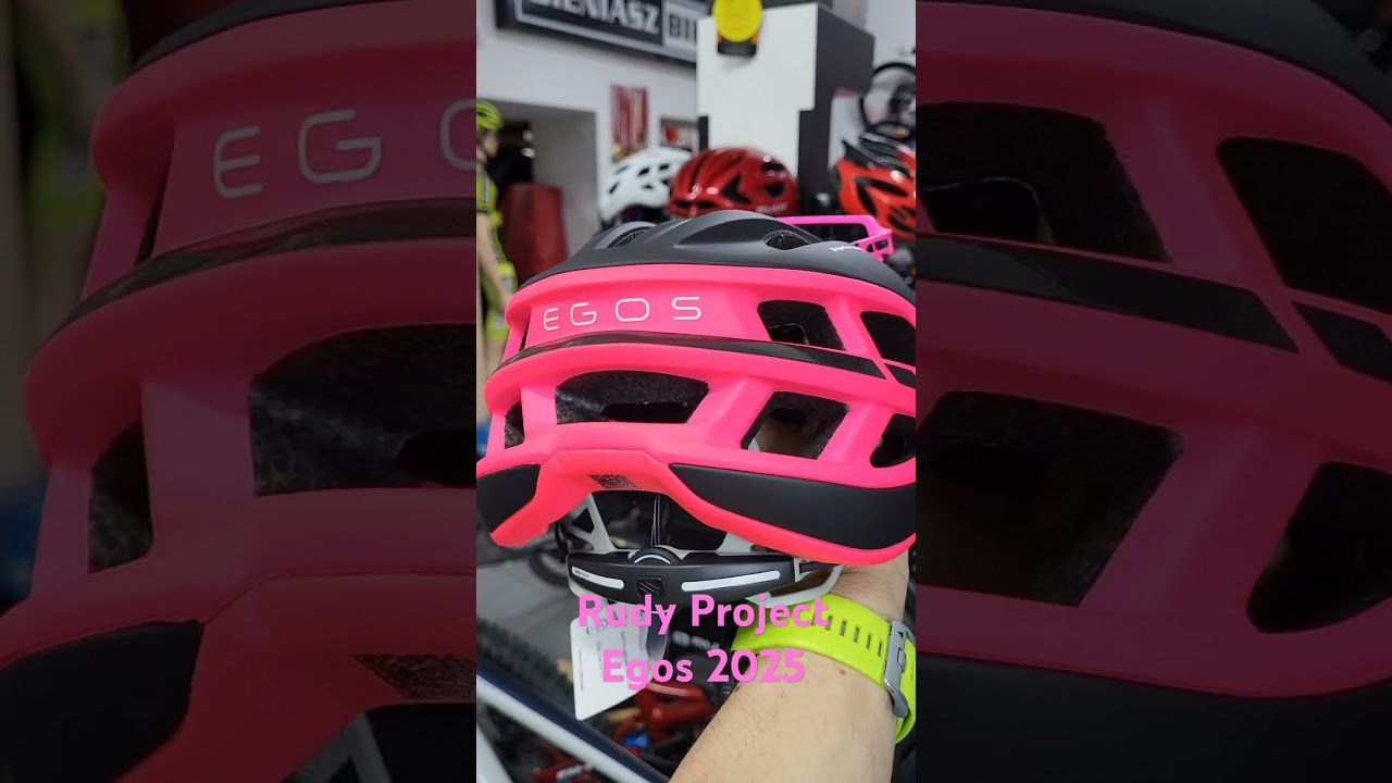 Nowość Rudy Project Egos pink 2025. @miroslawbieniasz @rudyproject #helmets #bieniaszbike #road