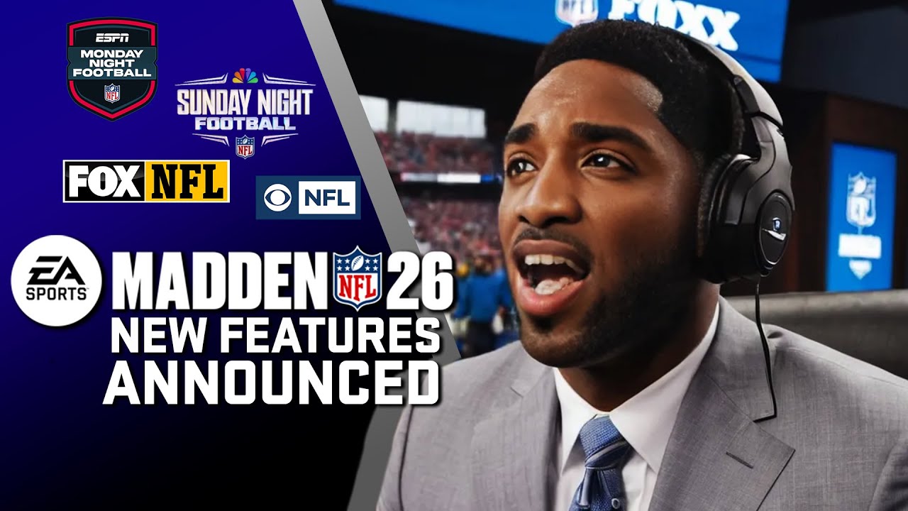 Представлены новые возможности шоу и трансляций в перерыве матча Madden NFL 26!!!