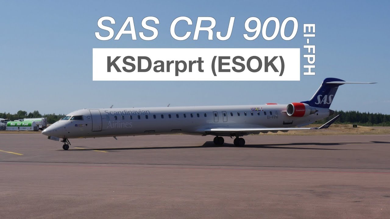 SAS (CityJet) CRJ 900 at KSDarprt