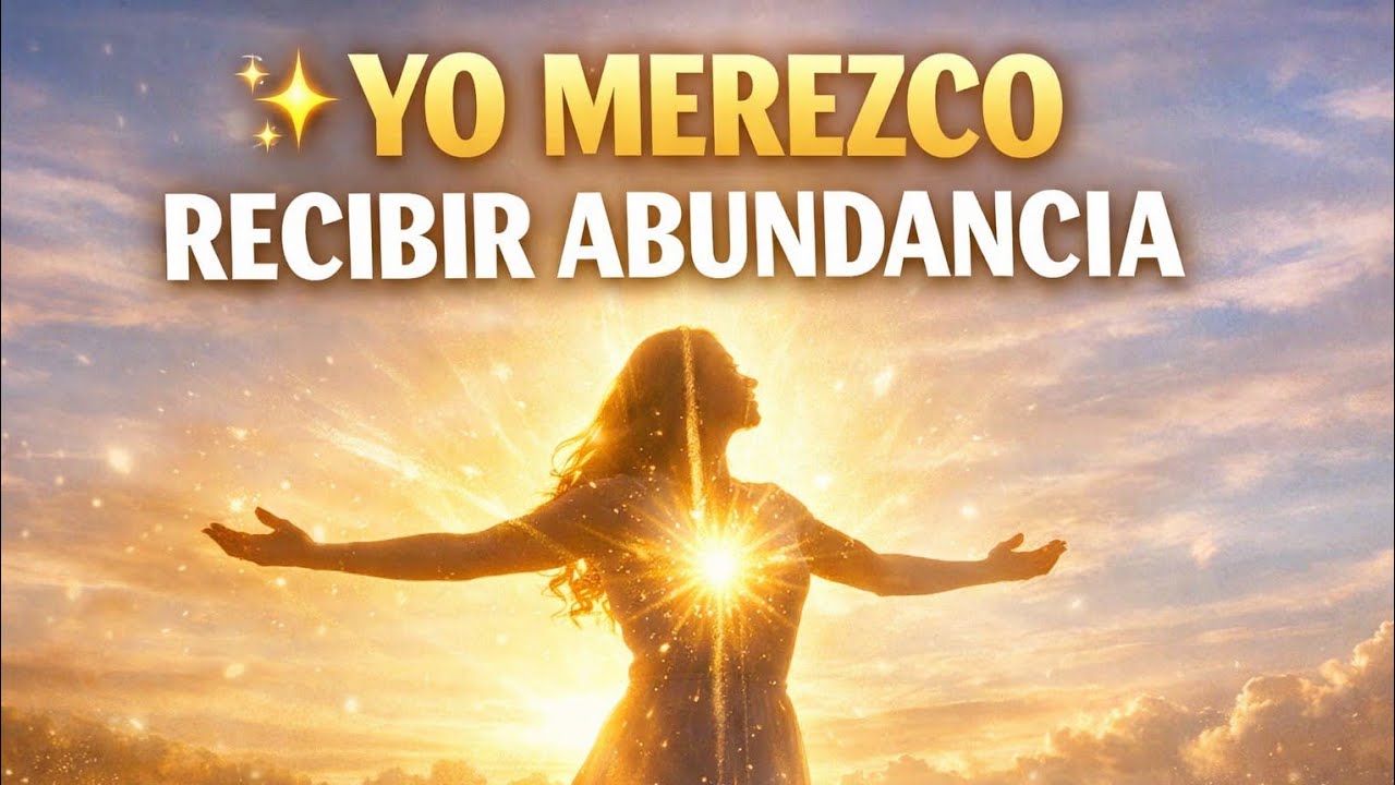 MEREZCO RECIBIR ABUNDANCIA ✨ Mantra Poderoso de Merecimiento y Prosperidad | Abundancia JC