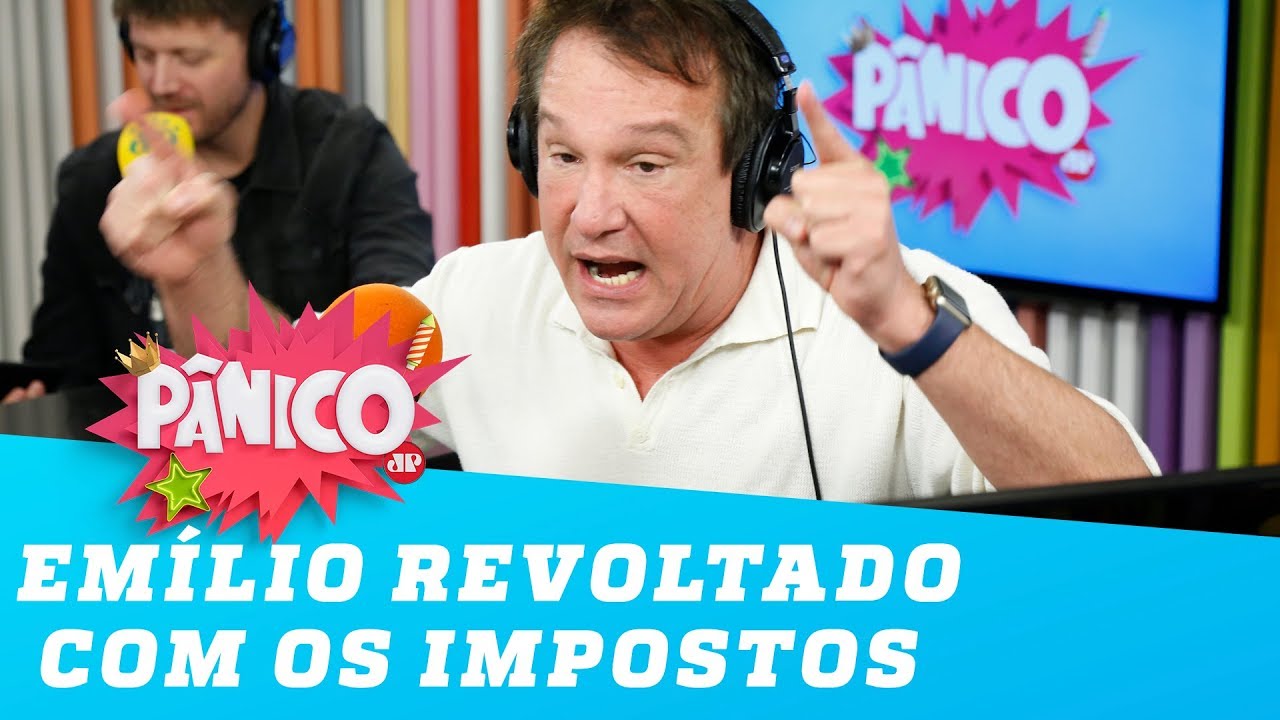 Barraco! Olha o Em&iacute;lio revoltado com os impostos