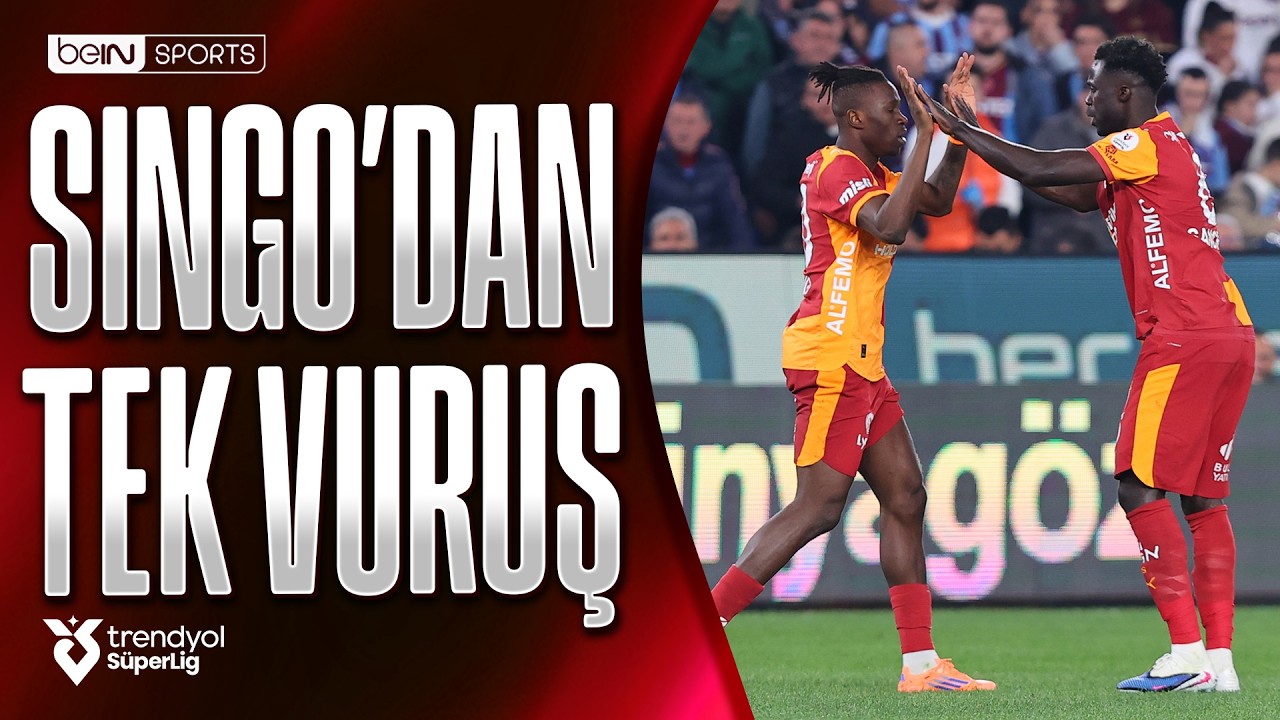 Barış Alper Yılmaz'ın Asisti Singo'nun Klas Gol&uuml; | Trabzonspor - Galatasaray | Trendyol S&uuml;per Lig