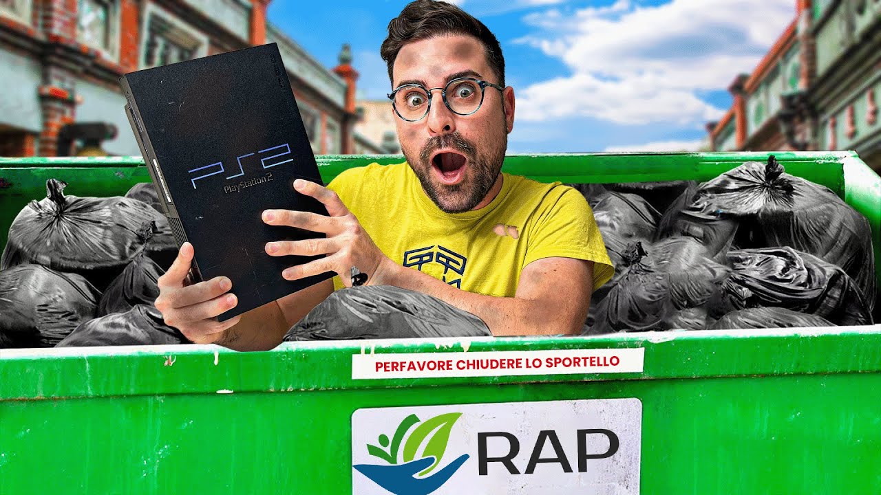 TROVO una PLAYSTATION 2 nella SPAZZATURA! - Funzionerà??