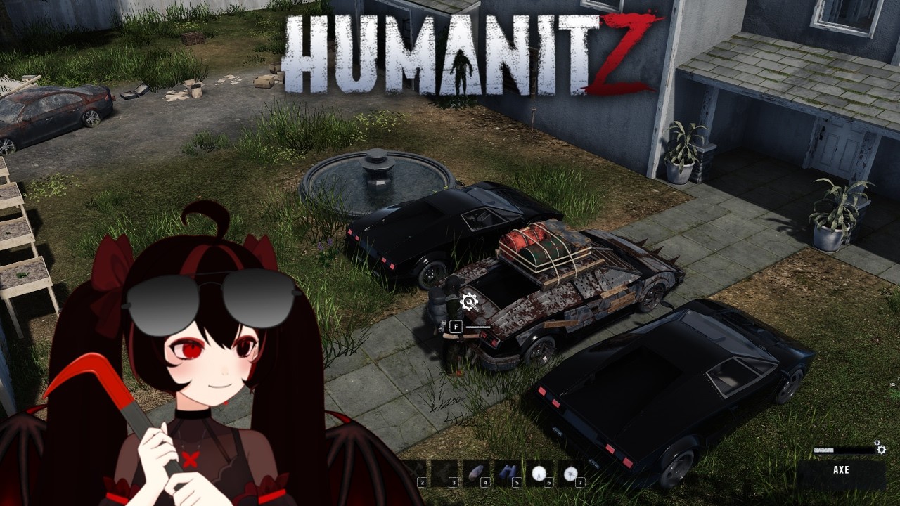 【HumanitZ】3 zombieghini's and planting infinite potatoes