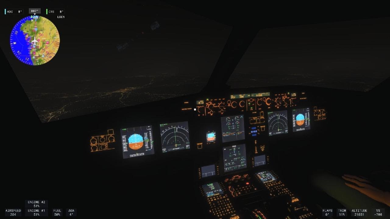 Microsoft Flight Simulator aproximación y aterrizaje LECO A Coruña