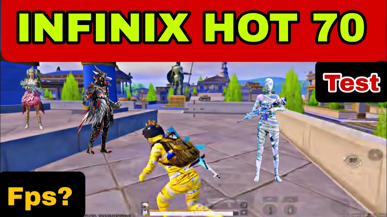 INFINIX HOT 70 Pubg test | Gaming test | Smooth + Extreme Gameplay 