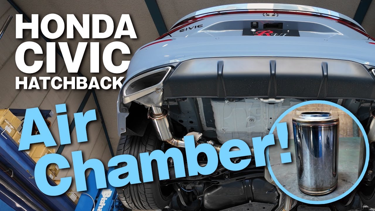 【HONDA CIVIC(CL1)】エアチャンバー（レゾネーター）付きワンオフマフラー製作 / HONDA CIVIC CL1 Exhaust muffler making.
