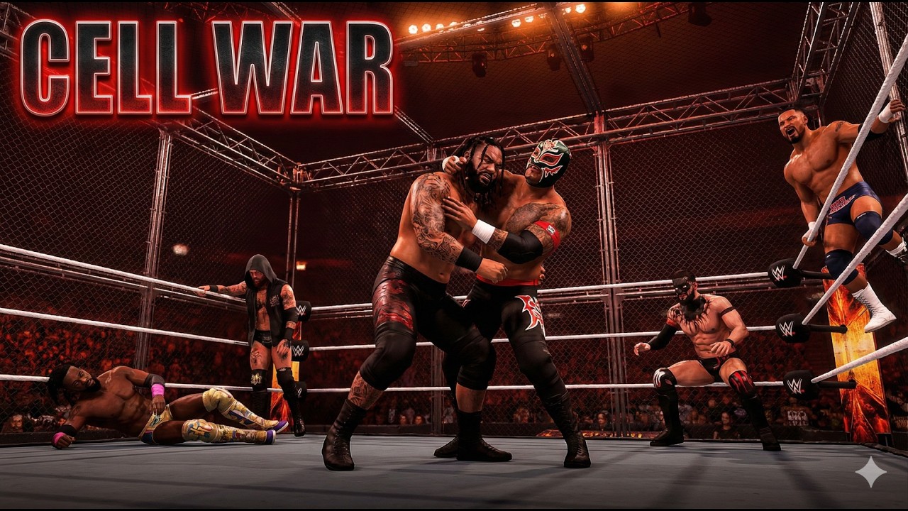 Hell in a Cell Match – 6 Superstars | WWE 2K25