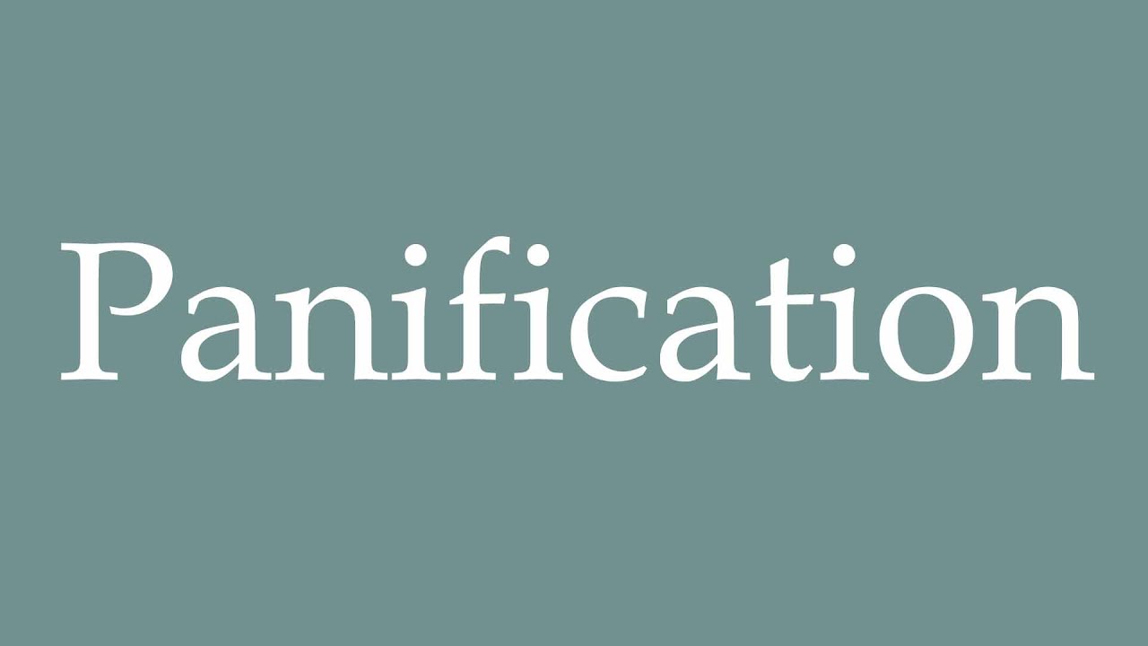How to Pronounce ''Panification'' (Breadmaking) Correctly in French