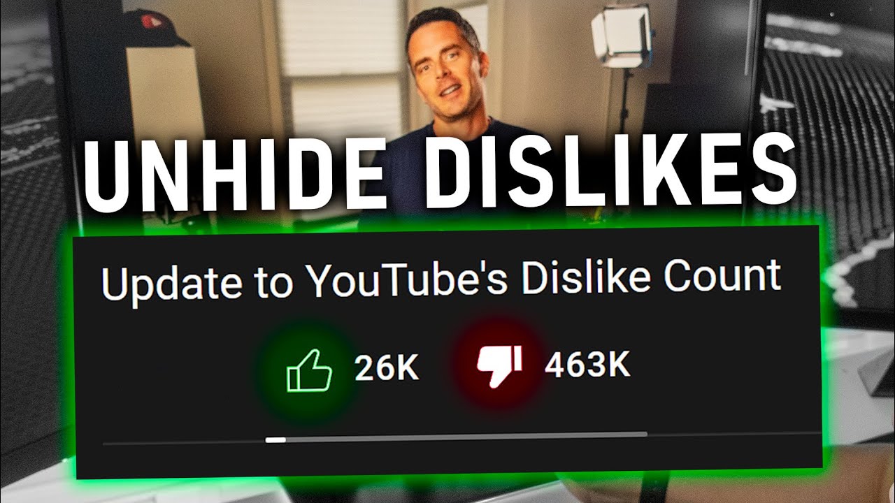 Unhide YouTube Dislikes - How to see Dislike Count on Videos
