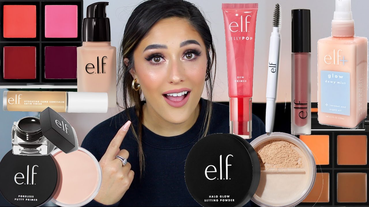 FULL FACE OF ELF COSMETICS BEST SELLERS