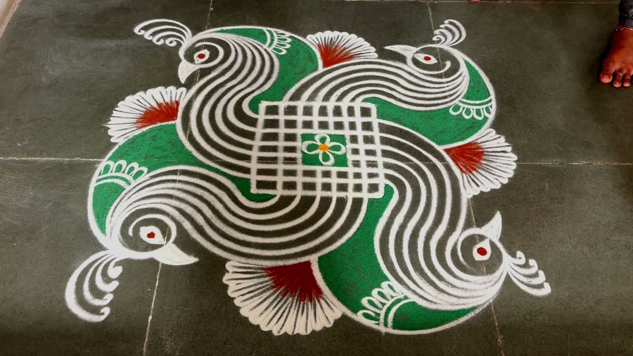 Easy thaipusam padikolam designs| Simple muggulu designs| easy rangoli designs| Beginners kolam