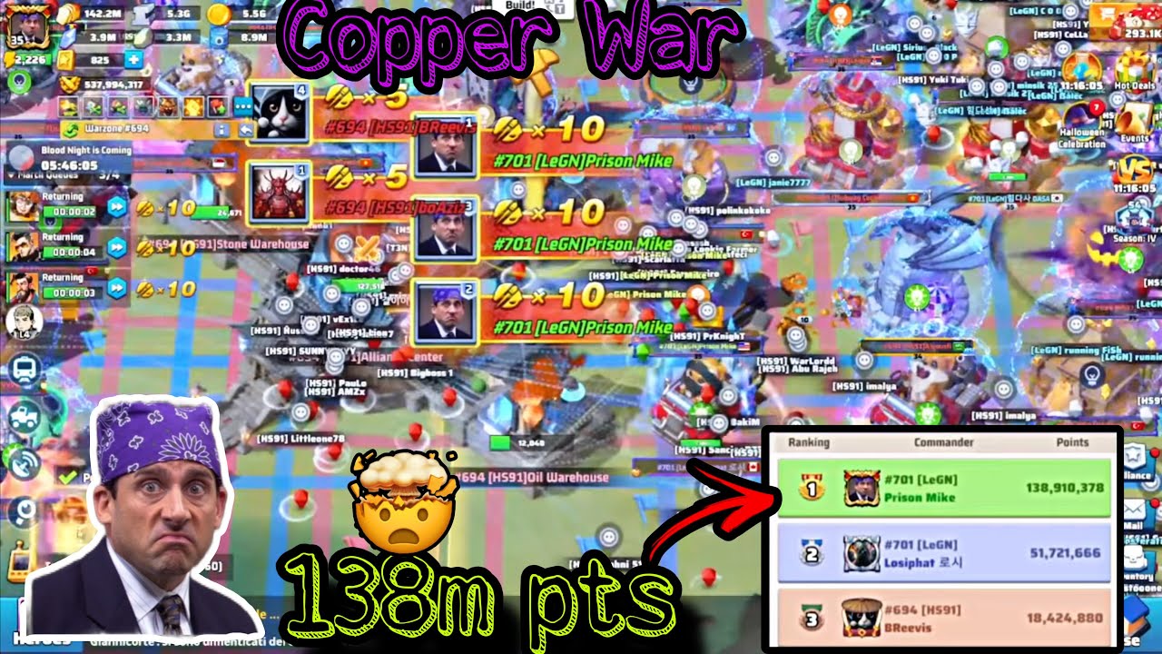 Copper War Round 5 | LeGN (#701) vs HS91 (#694) &ndash; Total Domination & Plunder 🔥