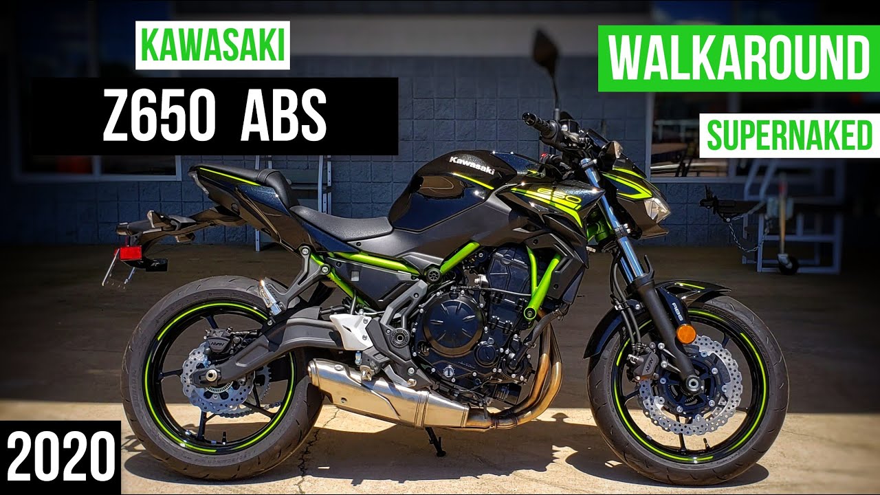 2020 Kawasaki Z650 ABS Naked Sport Bike / Motorcycle Walkaround | Z 650