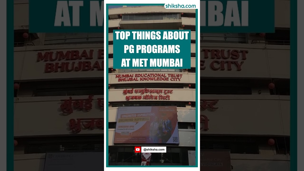 MET Mumbai PG Programs: What Sets Them Apart? #shorts