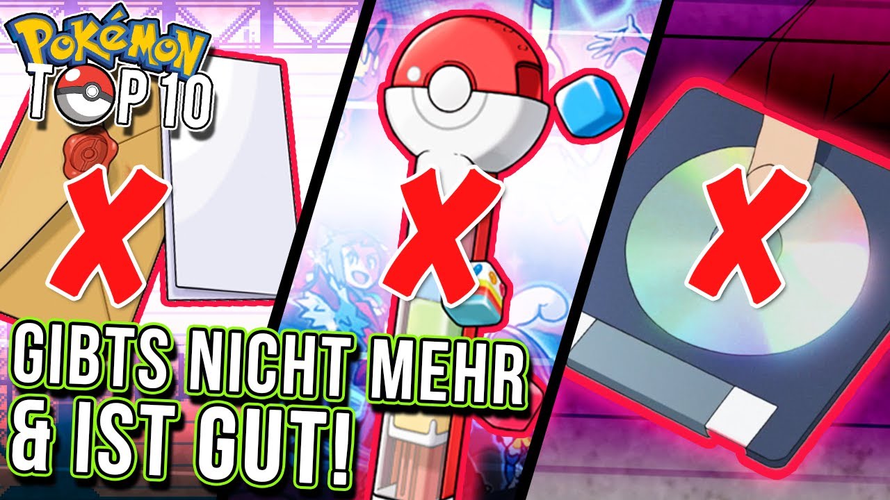 10 Dinge in Pokémon, die es NICHT MEHR GIBT und das GUT so ist!